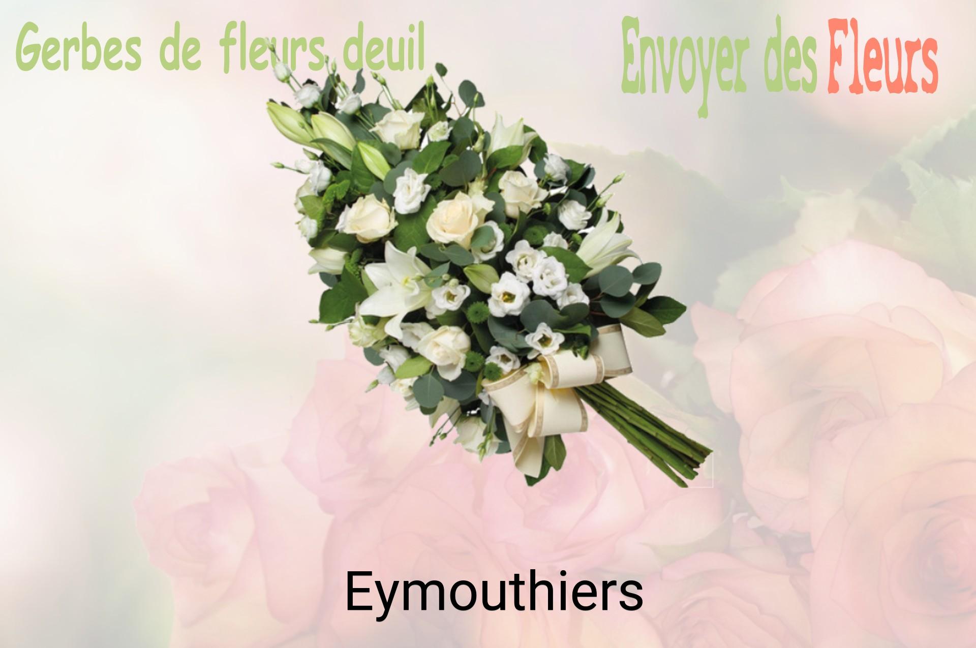 Gerbe de fleurs de deuil livrée à Eymouthiers